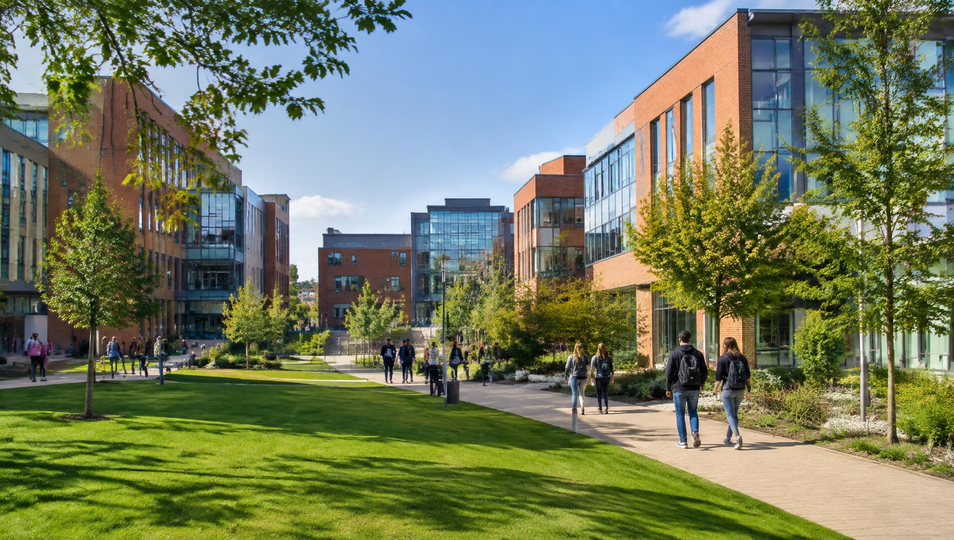 The modern campus of the University of the West of England, Bristol